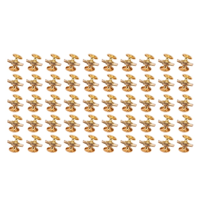 50 juegos de broches de botón magnéticos de 18x2mm, cierres magnéticos finos de aleación de alta dureza, herrajes para monedero para ropa, color dorado