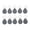 Grey, variant on 100 Pack Proximity RFID Key Fob 125KHz Waterproof Access Control Badges Cards Tag for Community Entry Parking, Black