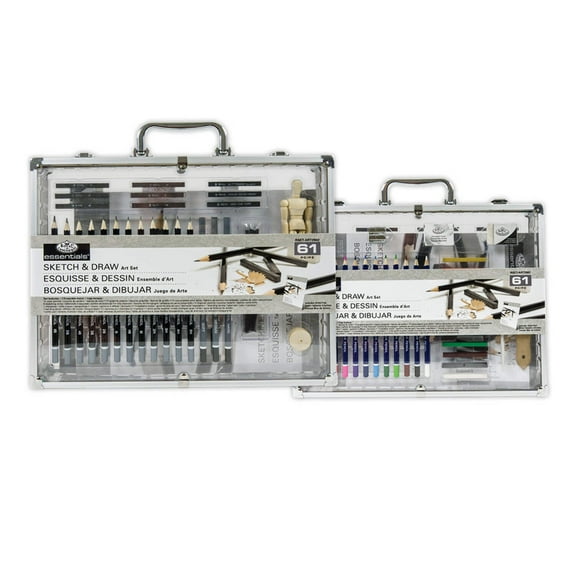 Royal & Langnickel Sketch & Draw Art Set - 61pc