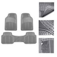 thumbnail image 4 of FH Group Universal Fit Rubber Car Floor Mats For Auto SUV Van Heavy Duty - Gray w/ Free Air Freshener, 4 of 8