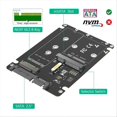 thumbnail image 4 of 2 in 1 Combine M.2 NGFF Key B & MSATA SSD to 2.5 SATA3 Adapter, 4 of 5