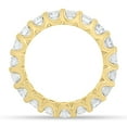 thumbnail image 6 of ESTE ORIGIN 3mm Round Moissanite Eternity Band – 2.00Ct, 20 Stones, VS1 Clarity in 10K Yellow Gold for Women, 6 of 6