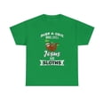 thumbnail image 2 of Just A Girl Who Loves Jesus And Sloths T-Shirt, 2 of 2