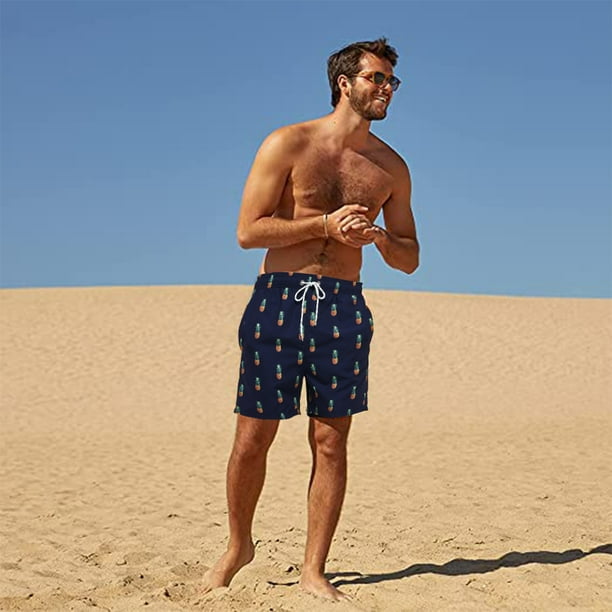 Maillot de Bain Homme Sechage Rapide Short Imprime Homme Ete Decontracte Plage Walmart