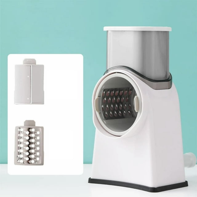 Rebanadora de Cocina Macarena Rallador de Queso Giratorio Blanco
