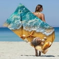 thumbnail image 5 of ZhuoLiL Beach Towels Clearance Kids 150x75cm Benthos Print Warm Blanket Pet Blanket Children Shawl Beach Towel Gifts For Family And Friend, 5 of 8