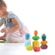 thumbnail image 1 of Clasificación de madera, apilamiento, piedra de equilibrio Montessori, bloques de construcción coloridos educativos ligeros, juego de apilamiento para de 3 años en adelante Estilo B Salvador Juguetes de bloques apilables, 1 of 10