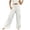 White, variant on Pxxlle Cargo Pants for Women Elastic Waisted Palazzo Pant Casual Wide Leg Trousers for Hiking Outdoor White XL