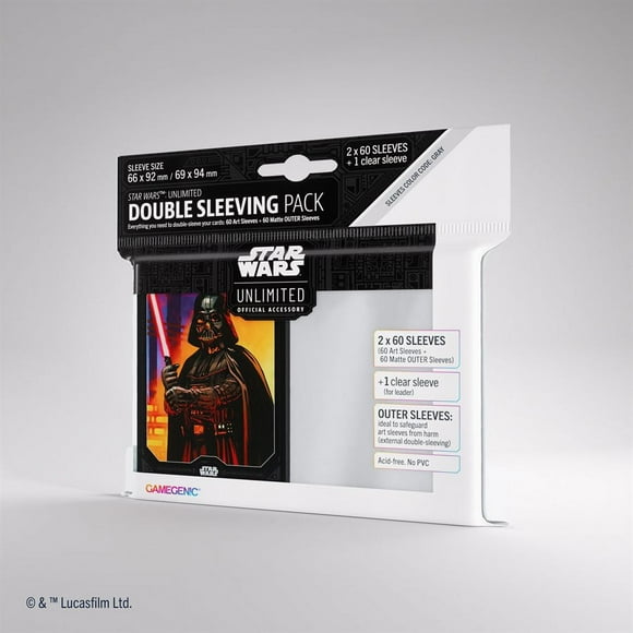 Star Wars: Unlimited Art Sleeves Double Sleeving Pack: Darth Vader New