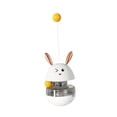 thumbnail image 4 of Cat Treat Ball Tumbler Cat Treat Puzzle Ejercicio Regalo Dispensador de comida Juguete Gato Entrenamiento Juguete interactivo para gatos para perros y blanco Yinane Dispensador de golosinas, 4 of 8