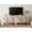 Beige, variant on Modern Dresser TV Stand for TVs up to 100 Inch, Cruved Entertainment Center, Wood TV Console with Storage for Living Room