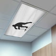 thumbnail image 2 of 1 Pack Hockey Theme Fluorescent Light Covers for Ceiling Lights Sports Athletes Silhouette Grey Background Magnetic Ceiling Light Covers Overhead Light Filters for Office Classroom Home, 2 of 9