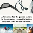 thumbnail image 5 of Sports Glasses, Conference Smart Glasses, Video Glasses, HD1080P Smart Video Glasses with 64GB Storage Card, 90 Minutes Battery Life, 75° Wide-Angle Recorder, Camera Glasses, 5 of 9