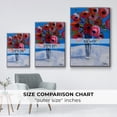 thumbnail image 4 of Poppies Framed Premium Gallery Wrapped Canvas - Ready to Hang - 25 x 37 - Silver Floating Frame, 4 of 9
