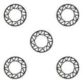 thumbnail image 1 of Guardoinrt 1/2/3/5 Stylish Bike Crank For Enhanced Performance Lightweight Bicycles Crank 50T black 5PCS, 1 of 6