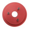thumbnail image 3 of Rueda volante RC Parts Piezas de repuesto de aleación de 3 pines volante para HSP 1/8 RC Gas-powered Car Red rojo Magideal Rueda volante RC Parts, 3 of 6