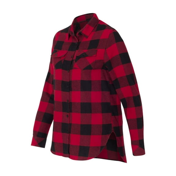 Burnside Women's Plaid Flannel Shirt