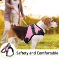 thumbnail image 2 of Harnais pour Chien Sans Traction, Harnais pour Animaux Respirant Réglable Harnais Gilet pour Chien, Oxford Réfléchissant Poignée Robuste pour Petits Moyens Grands Chiens m, 2 of 5