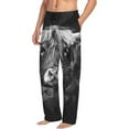 thumbnail image 6 of Sigee Geometric Bull Design print Men's Pajama Pants Lounge Sleep Bottoms with Elastic Waistband and Pockets-Large, 6 of 6