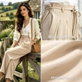 thumbnail image 4 of REDESS Dress Pants for Women Wide Leg Pant Business Casual Flowy Palazzo Pants with Pocket,XS-2XL, 4 of 8
