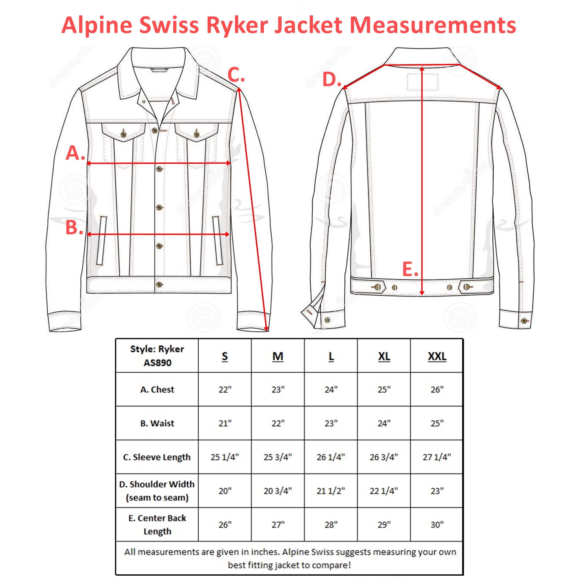 Alpine Swiss Mens Sherpa Lined Denim Jacket Classic Button Up Jean ...