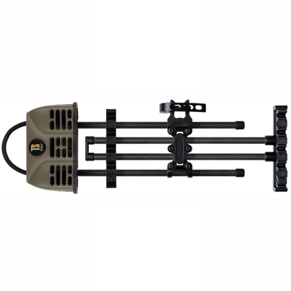 TightSpot Shift-Lock 5-Arrow Quiver, Moss Green, Triple-Axis Adjustment, Carbon Fiber and Aluminum, Quick Detach (TSQSL5AMB)
