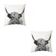 thumbnail image 2 of Wosthever Funda de almohada de felpa con estampado de repuesto bonito, lavable, con cremallera geométrica, para el hogar, Hotel, salón, Tipo 4 2piezas, 2 of 6