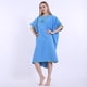 thumbnail image 5 of Poncho de surf suave para mujer y hombre, de secado rápido, para cambiarse, traje de neopreno de 110 x 90 cm para surfistas Azul claro, 5 of 9