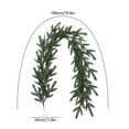 thumbnail image 3 of PALIFEUR Christmas Garland - Pine Garlands for Xmas Decor, Artificial Christmas Garlands for Mantle Fireplace Holiday Party Christmas Decorations, 71 inch, 3 of 7