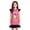 C-Hot Pink, variant on WhouRiu Girls Halloween Graphic Dresses Sleeveless Flutter Sleeve Crew Neck Dress Kids Comfortable Cute Party Nightgown,6-7 Years