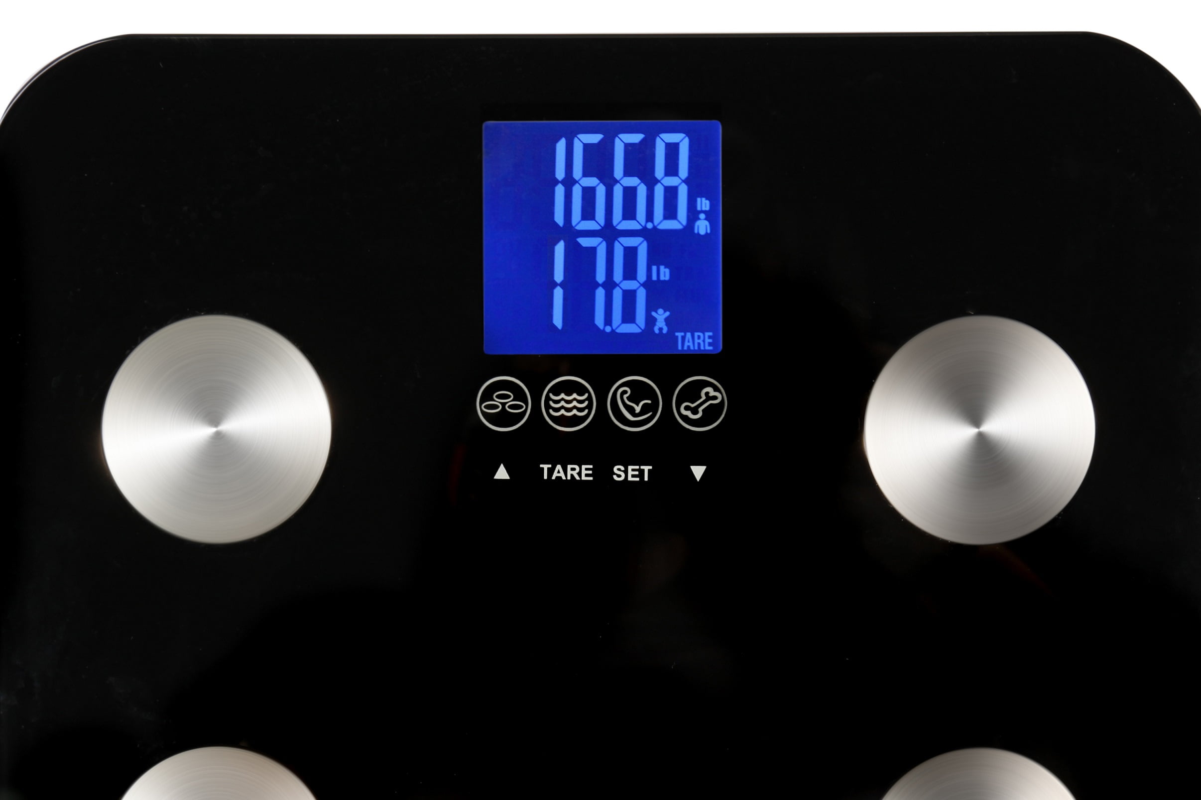 Ozeri Touch 440 lbs Total Body Bath Scale with Auto Recognition and Infant Tare Technology