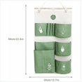 thumbnail image 2 of Jinsinto Hanging Storage Bag, Hanging Organizer, 1 Piece Cloth Hanging Storage, (Green), 2 of 4