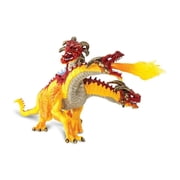 Safari Ltd. Fire Dragon Figurine - Vibrantly Colored 8.5 Model Figure - Fantasy Toy for Boys, Girls & Kids Ages 4+