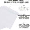 thumbnail image 6 of 600PCS CD DVD Sleeves, STONCEL Premium CD Double-Sided Refill Plastic Sleeve for CD and DVD Storage Binders (White), 6 of 7