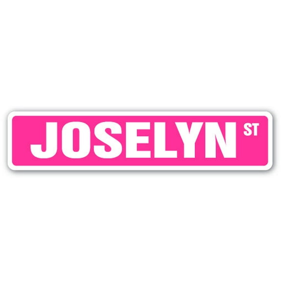 JOSELYN Street Sign Childrens Name Room Sign | Indoor/Outdoor |  36" Wide