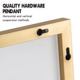 thumbnail image 6 of NeuType Rectangle Wall Mounted Mirror55 x 16" Aluminum Alloy Gold, 6 of 7