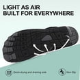 thumbnail image 3 of BERANMEY Barefoot Waters Shoes for Women Men Upgrade Wide Toe Box Voyabarefoot Hiking Shoes Non-Slip Adjustable Comfortable Slip-On for Outdoor Hiking & Beach Walking Travel, 3 of 5