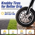 thumbnail image 5 of QEASET Red 39cc 4-Stroke Gas Mini Bicycle Ride-On Toy Off-Road Motorcycle, Rear Suspension, Disc Brakes, 165 lbs Capacity, 5 of 9