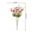 thumbnail image 2 of Ramo de flores artificiales simulación hogar decoración floral fiesta de boda flor falsa 6 ramas 2 piezas Sweethay HA7950-00B, 2 of 6
