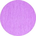 thumbnail image 1 of Ahgly Company Indoor Round Abstract Purple Contemporary Area Rugs, 4' Round, 1 of 4