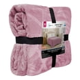 thumbnail image 3 of Cobertor Ligero con Grabado Mainstays Matrimonial Rosa, 3 of 4