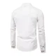 thumbnail image 5 of Camisa Cuello Mao Lino Hombre Casual Manga Larga Slim Fit, 5 of 8