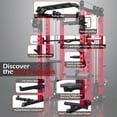 thumbnail image 2 of YODOLLA Smith Machine Power Rack Cage, 2000LB All-in-One Squat Rack with Dual Cable Crossover and LAT Pulldown, Home Gym Strength Training Equipment, 2 of 7