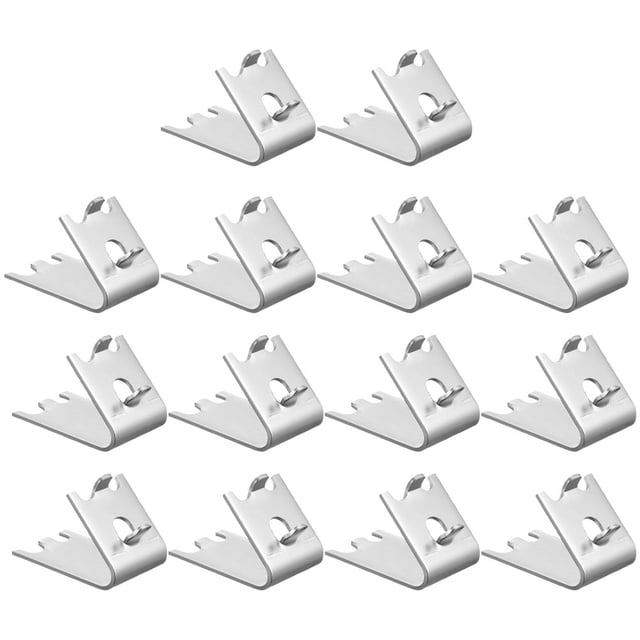 WASHWEPE 14Ud Clips De Metal Para Soporte De Estantes Ajustables En Refrigeradores