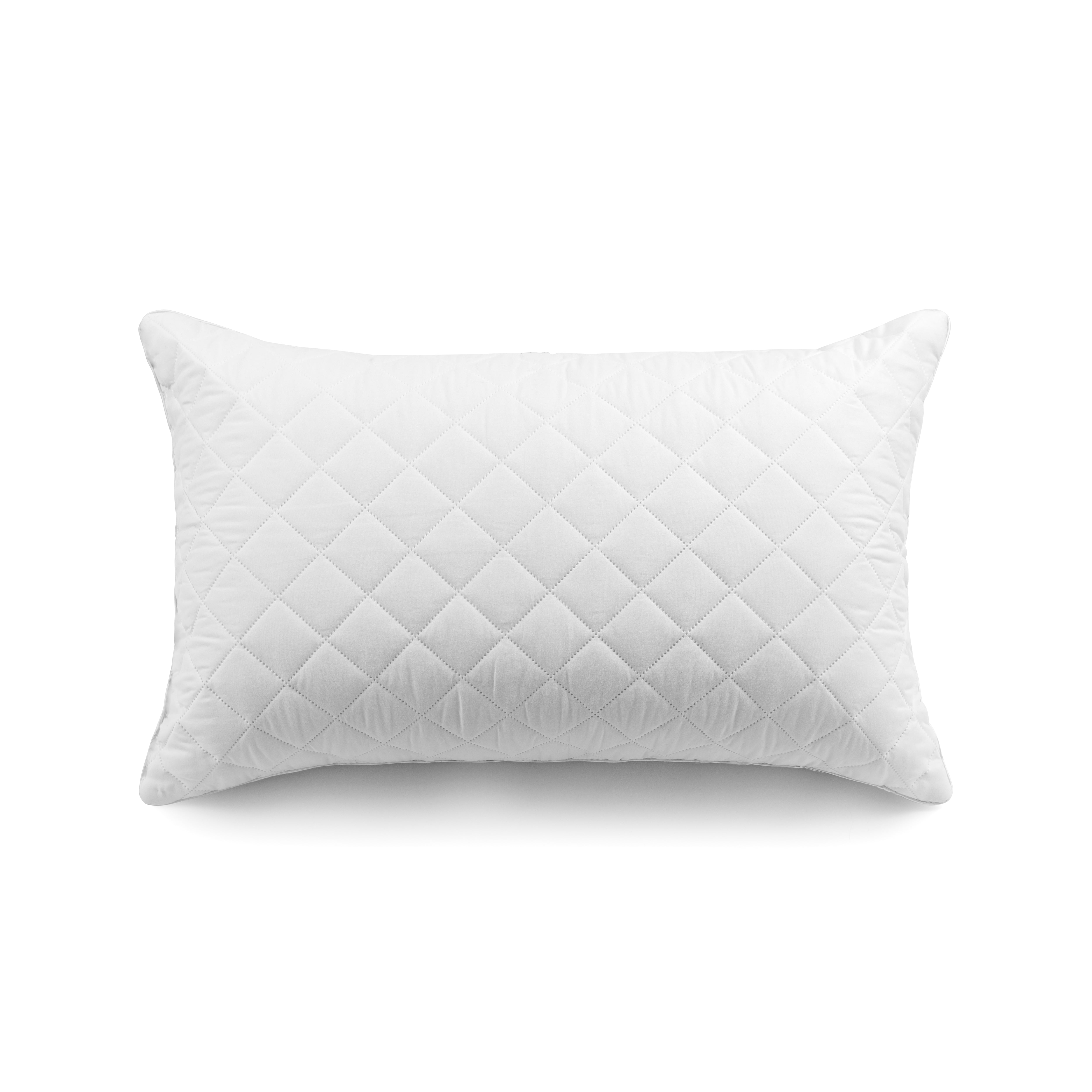 mainstays memory foam cluster pillow with cover