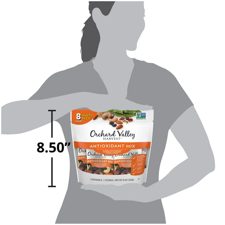 Orchard Valley Harvest Antioxidant Mix Snack, Non-GMO, Single Bags