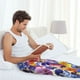 thumbnail image 5 of Fotbe The Garden Tricolor Pansy Flower Pantalones de Pijama para Hombre, Pantalones de Dormir, Pantalones de Casa con Cintura Ajustable y Bolsillos-Large, 5 of 6