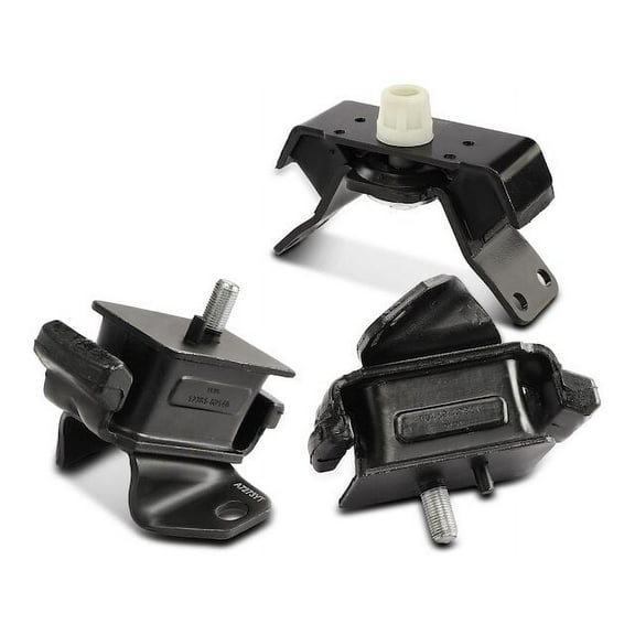 Front Engine Mount and Transmission Mount Kit 3 - Compatible with 1998 - 2004 Toyota Tacoma Pre Runner 3.4L V6 1999 2000 2001 2002 2003