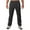 Black, variant on Mlzmgr Men's Sweatpants with Pockets Straight Leg Stretchy Athletic Trousers Summer Gym Workout Pants