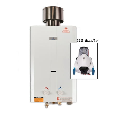 Eccotemp L10 Portable Outdoor Tankless Water Heater with Flojet (Best Heat Pump Hot Water Heater)